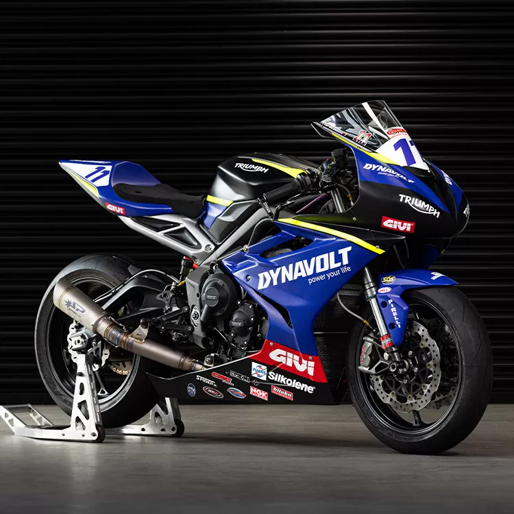 DYNAVOLT TRIUMPH STREET TRIPLE 765 RS 2021 SUPERSPORT CHALLENGER